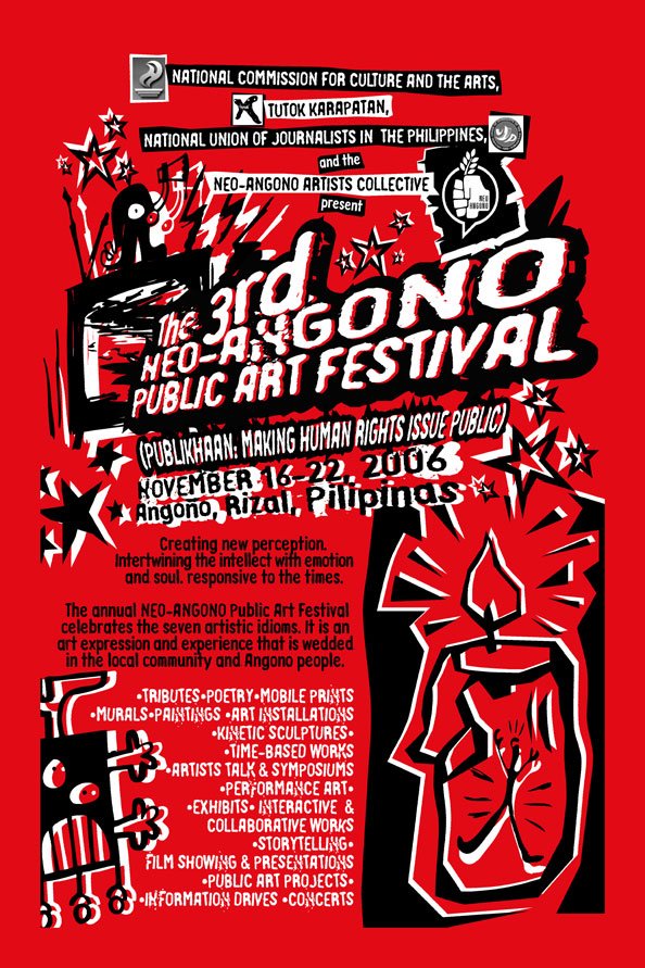 3rd Neo-Angono Public Art Festival poster